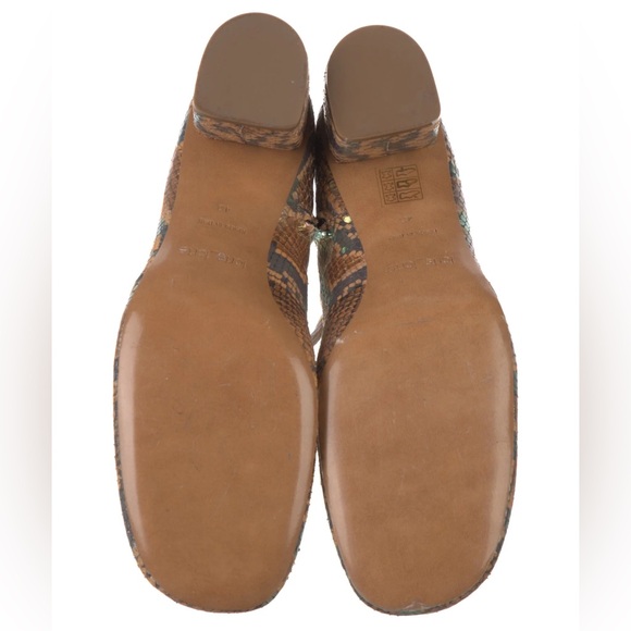 FORTE_Forte leather snake embossed python Ankle Boots "My Alma" 40 New - Picture 5 of 5